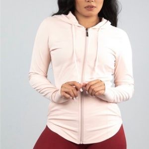 BuffBunny light pink Nova zip jacket hoodie
